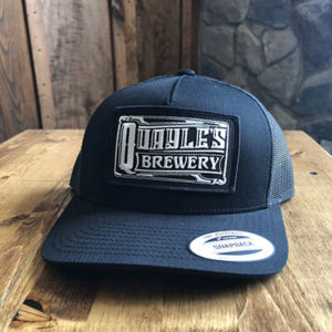 Black Snap-back Cap with Patch