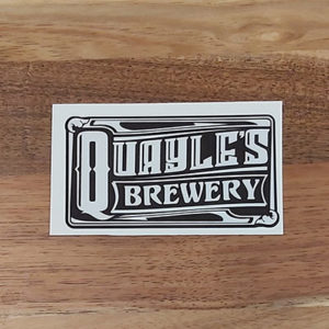 Quayle's Sticker 2" x 3.5"