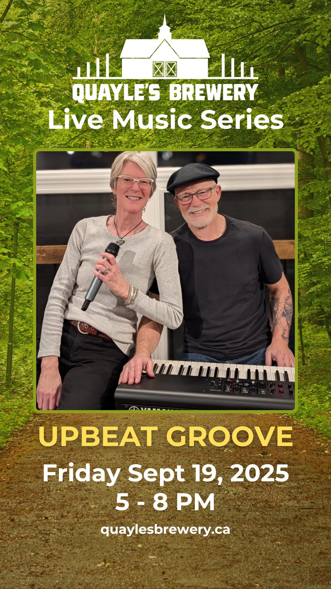 Sept 19 – UpBeat Groove – 5 8 PM – 1