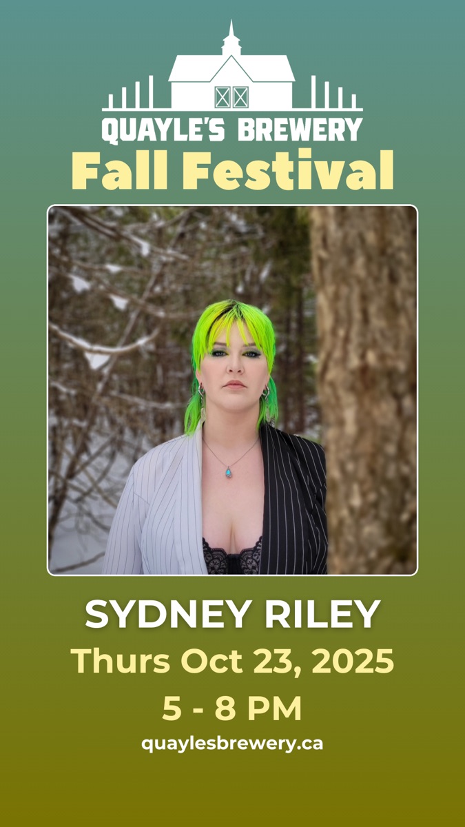 Oct 23 – Sydney Riley 5 – 8 PM – 1