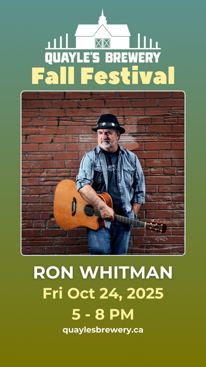 Oct 24 – Ron Whitman 5 – 8 PM – 1