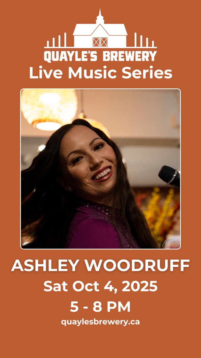 Oct 4 – Ashley Woodruff 5- 8 PM – 1