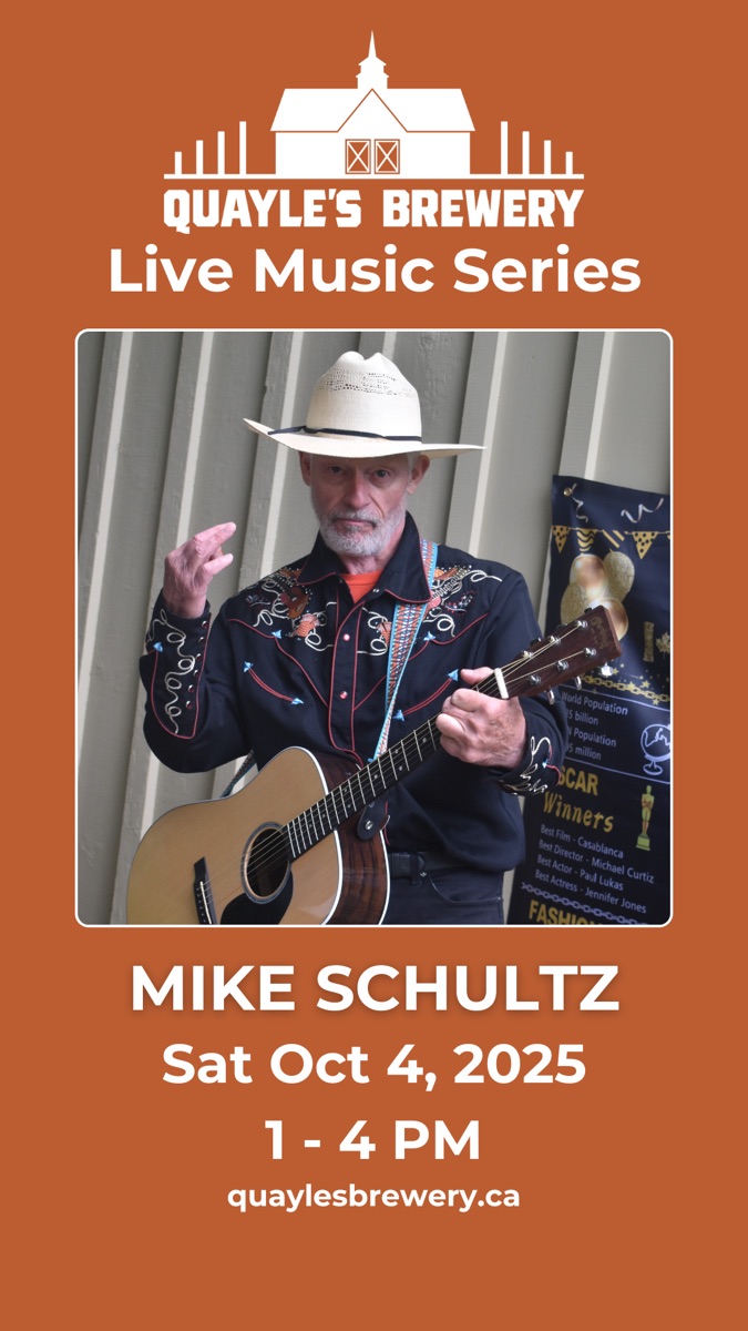 Oct 4 – Mike Schultz 1 – 4 PM – 1