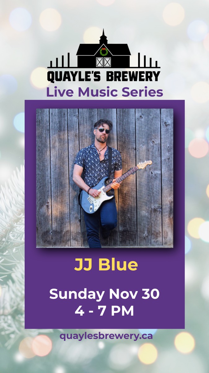 Nov 30- JJ Blue – 4 to 7 pm – 1