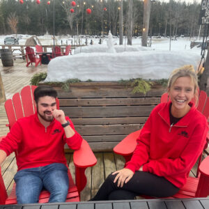 Quayle’s Branded Red Cotton Quarter Zip