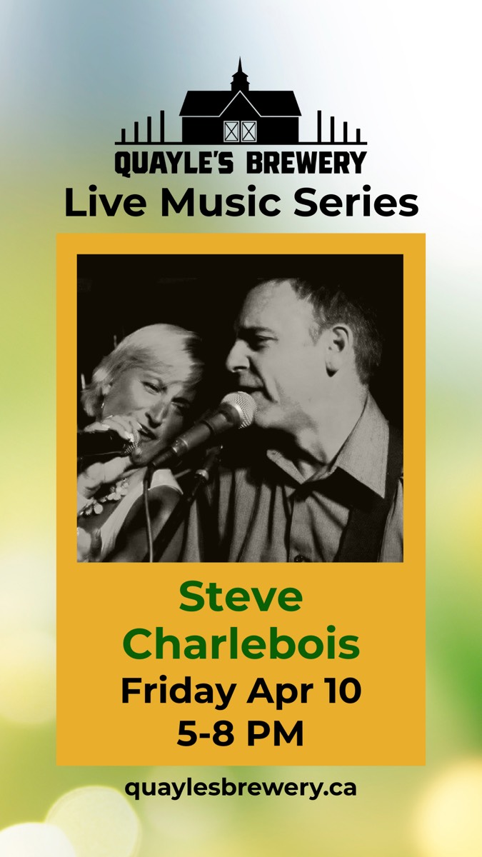 apr 10 – Steve Charlebois – 5-8 PM – 1