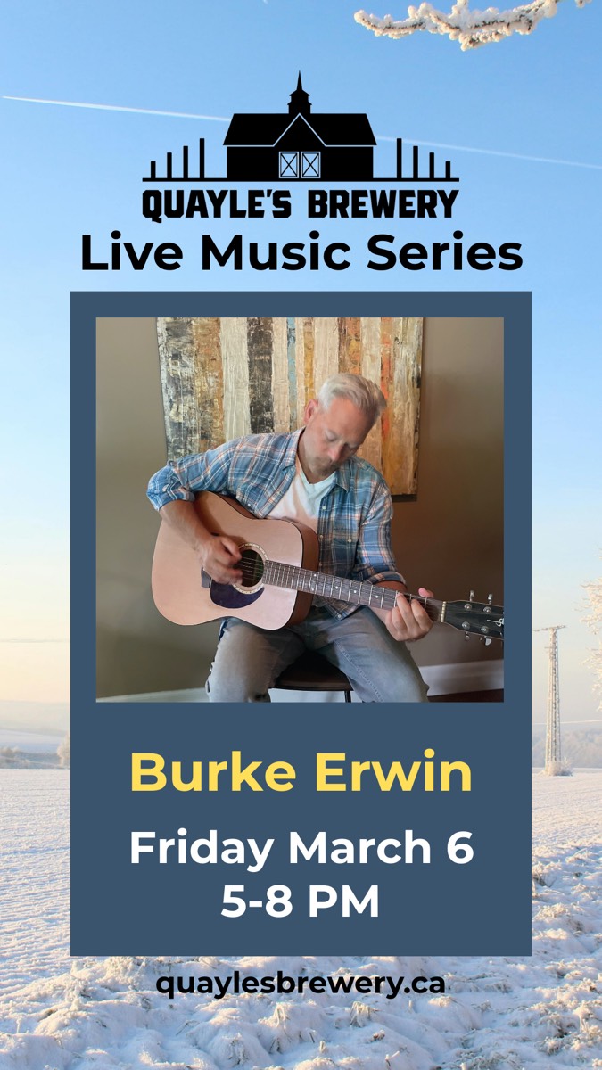 March 6 – Burke Erwin – 5-8 PM – 1